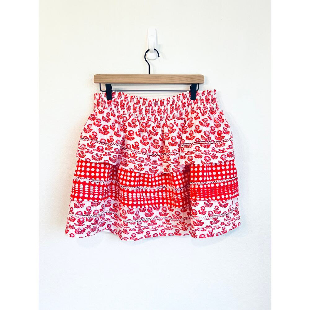 NWT Roller Rabbit for Target Tiered Mini Skirt Women's Large - Picture 4 of 8